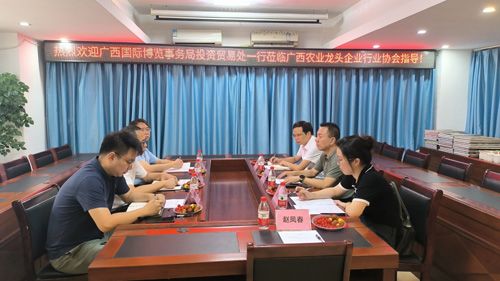 廣西國(guó)際博覽事務(wù)局與廣西農(nóng)業(yè)龍頭企業(yè)行業(yè)協(xié)會(huì)開(kāi)展座談交流